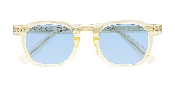 Front of Muzik in Champagne to Dark Brown Shift