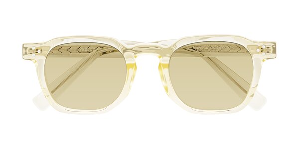 Front of Muzik in Champagne to Dark Brown Shift