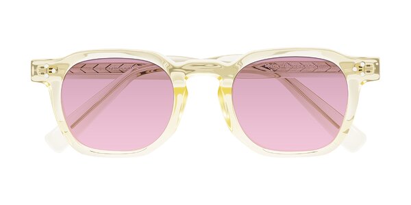 Front of Muzik in Champagne to Dark Brown Shift