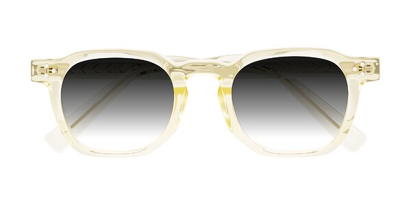 Front of Muzik in Champagne to Dark Brown Shift