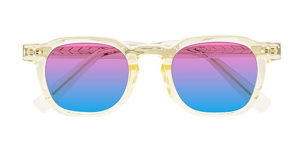 Front of Muzik in Champagne to Dark Brown Shift