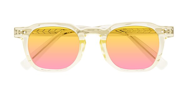 Front of Muzik in Champagne to Dark Brown Shift