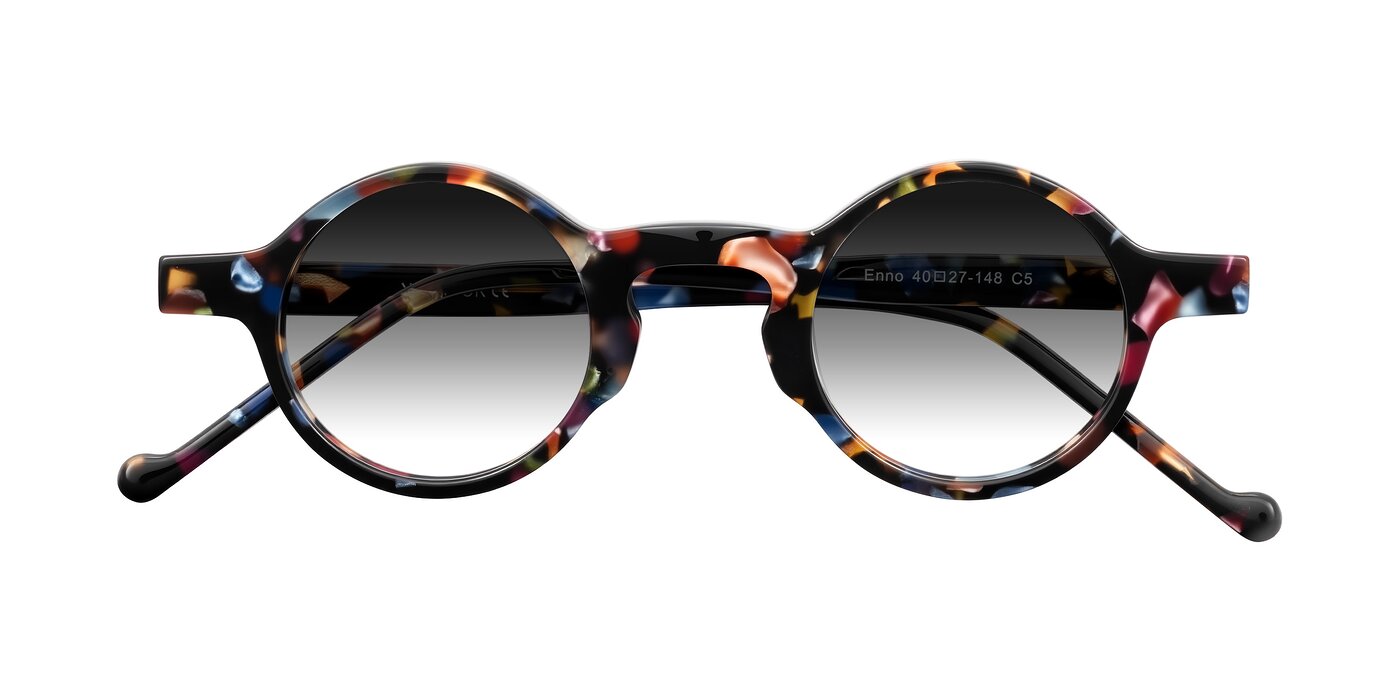 Enno - Midnight Carnival Gradient Sunglasses