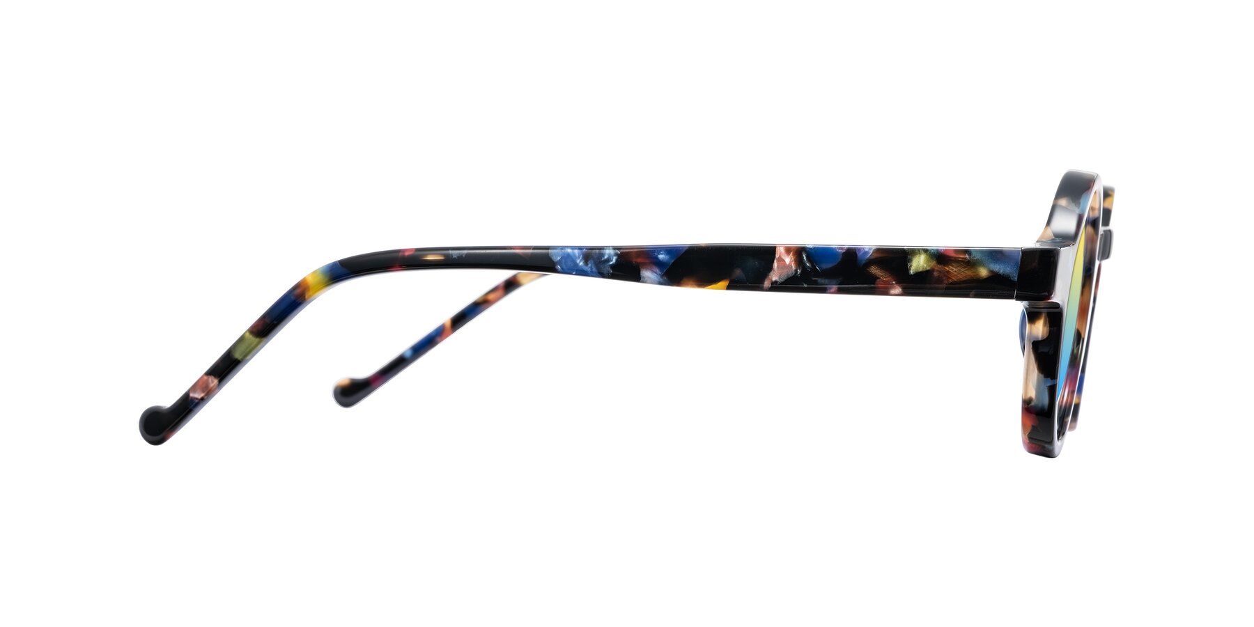 Side of Enno in Midnight Carnival with Yellow / Blue Gradient Lenses