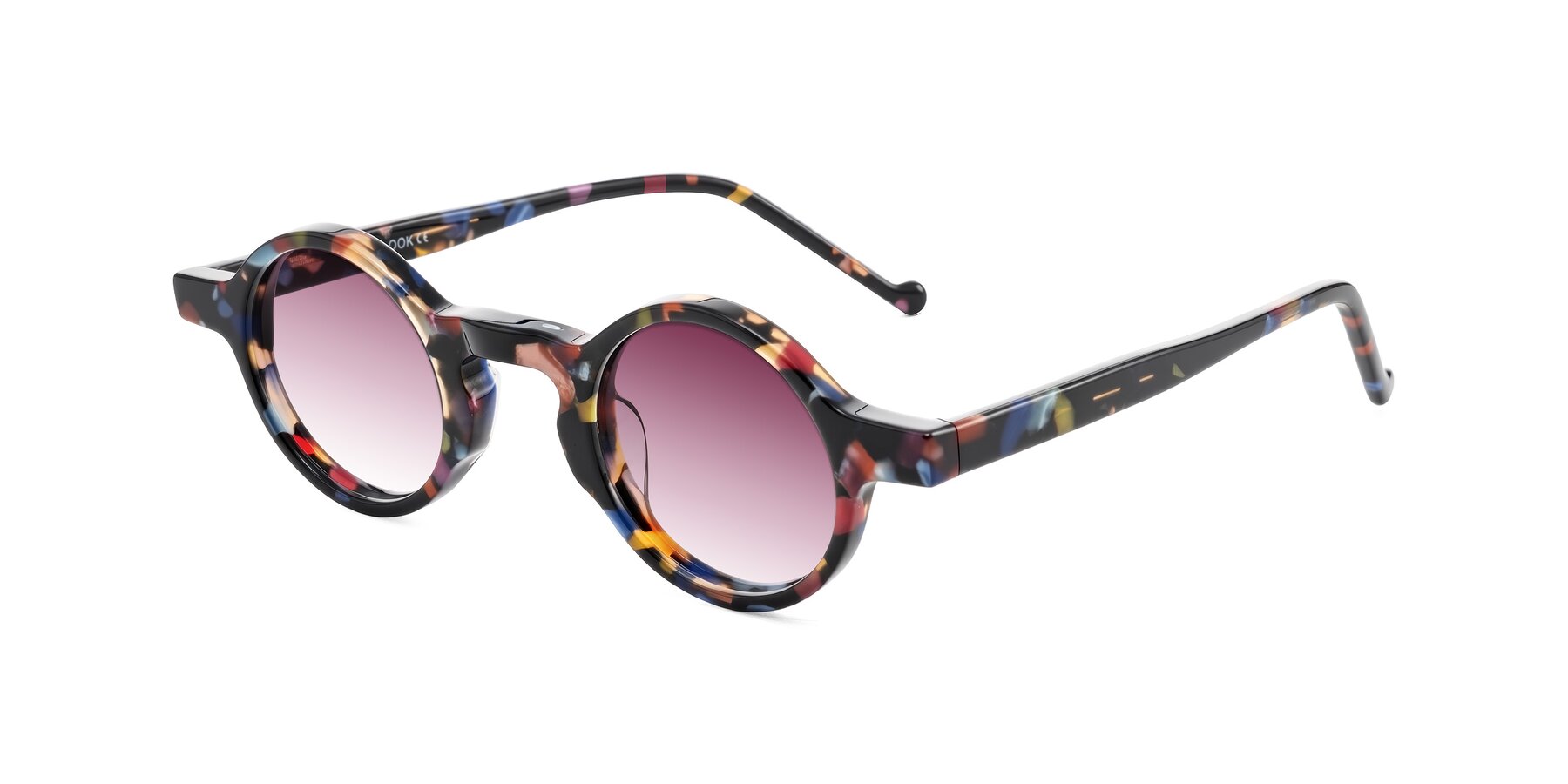 Angle of Enno in Midnight Carnival with Wine Gradient Lenses