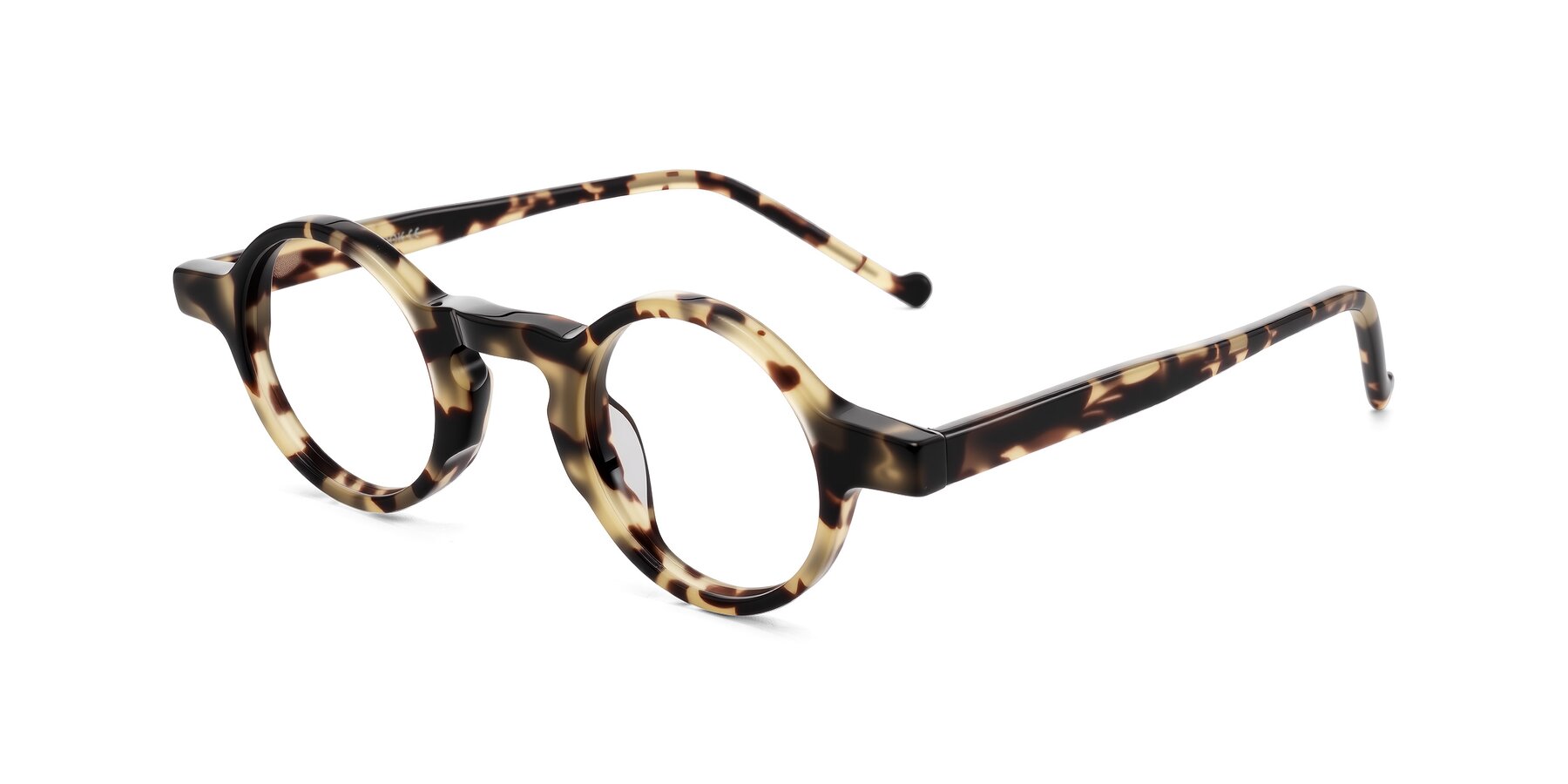 Angle of Enno in Ivory Tortoise with Clear Blue Light Blocking Lenses