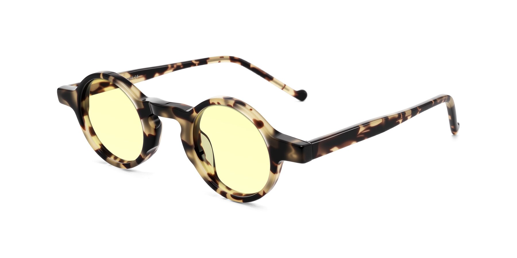 Angle of Enno in Ivory Tortoise with Light Yellow Tinted Lenses