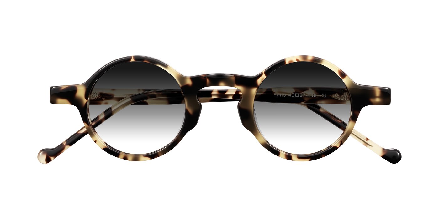 Enno - Ivory Tortoise Gradient Sunglasses