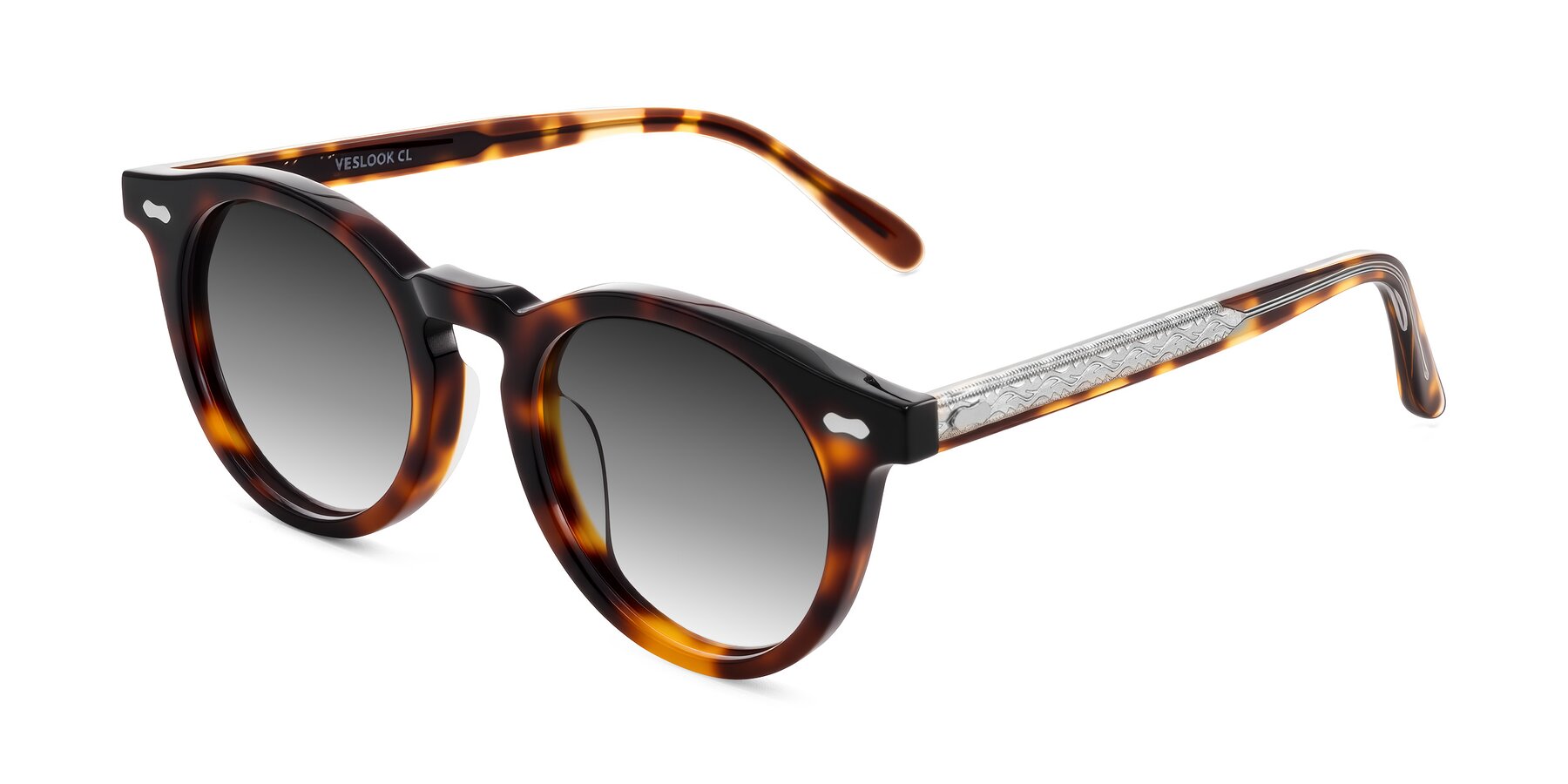 Angle of Jairo in Tortoise with Gray Gradient Lenses