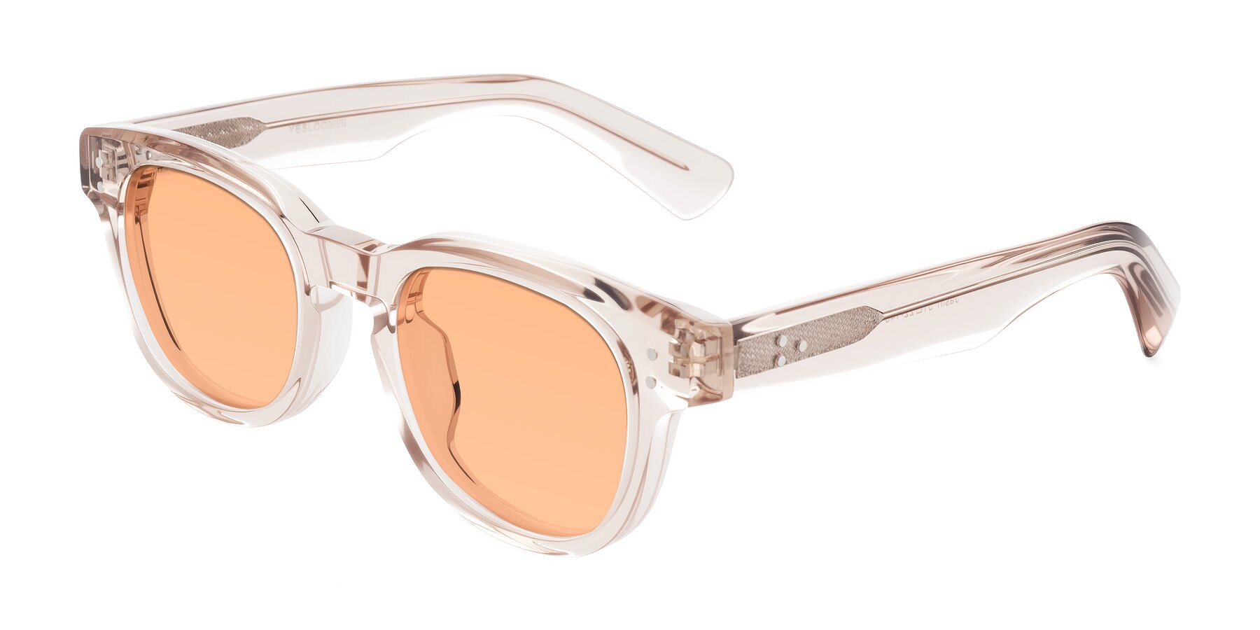 Angle of Jasiri in Light Amber with Light Orange Tinted Lenses