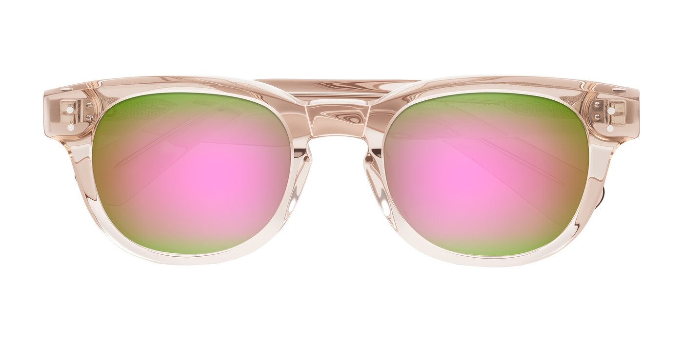 Jasiri - Light Amber Flash Mirrored Sunglasses