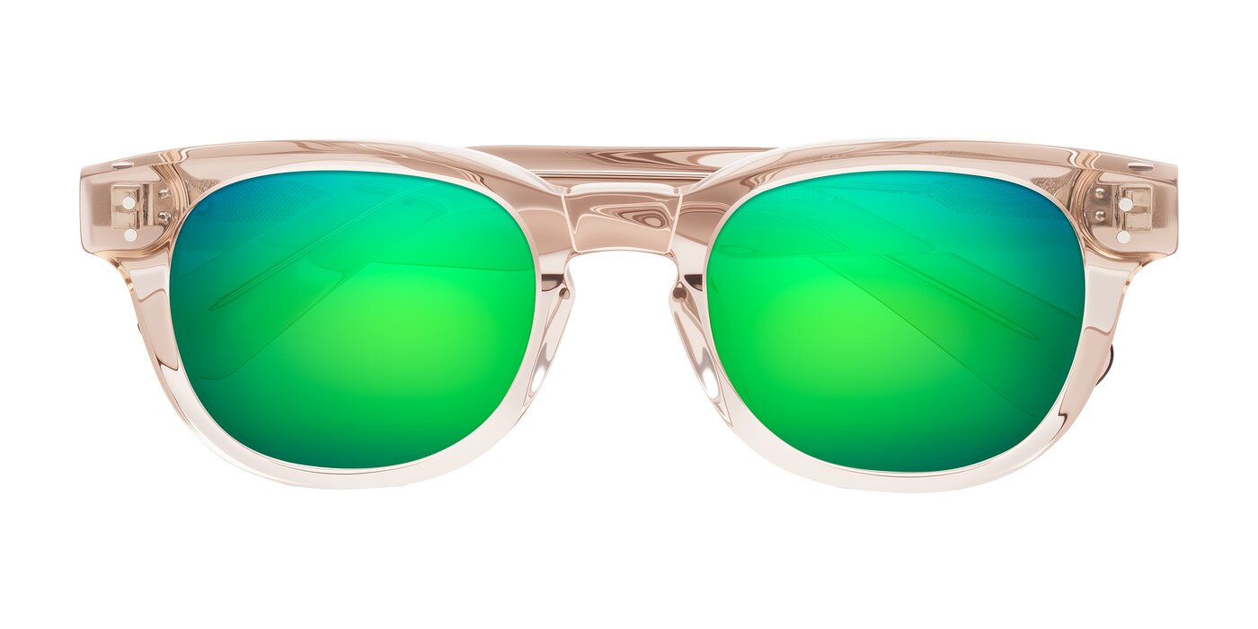 Jasiri - Light Amber Flash Mirrored Sunglasses