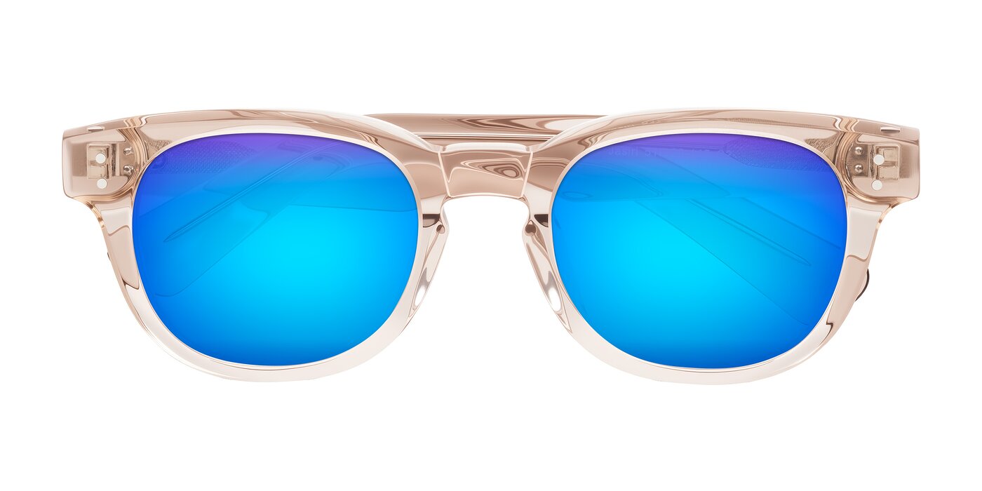 Jasiri - Light Amber Flash Mirrored Sunglasses