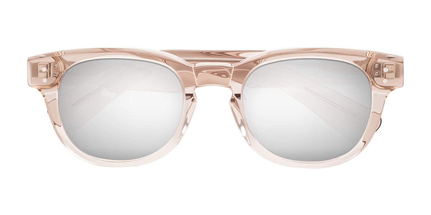 Jasiri - Light Amber Flash Mirrored Sunglasses