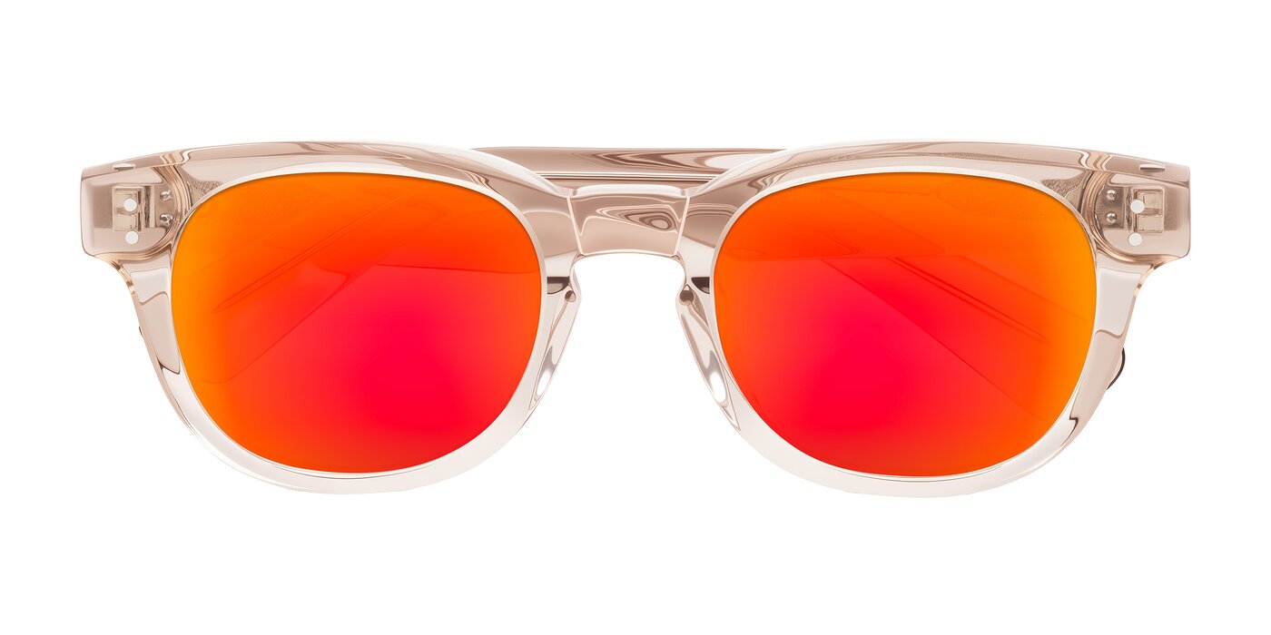 Jasiri - Light Amber Flash Mirrored Sunglasses