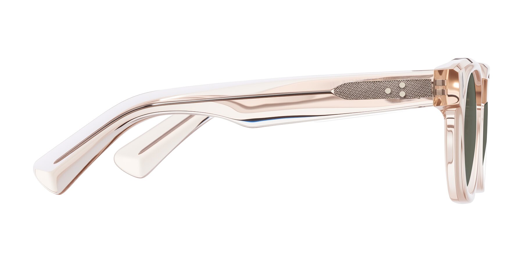 Side of Jasiri in Light Amber with Gray Polarized Lenses