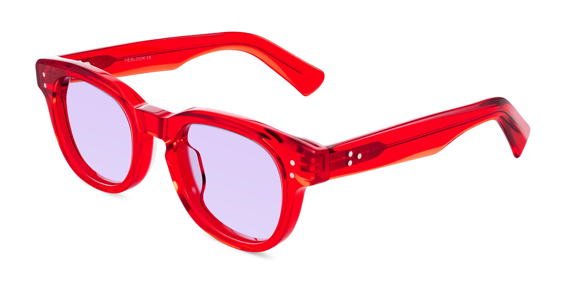 Angle of Jasiri in Chili Pepper with Light Purple Tinted Lenses