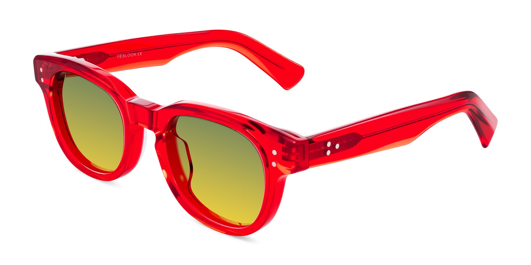 Angle of Jasiri in Chili Pepper with Green / Yellow Gradient Lenses