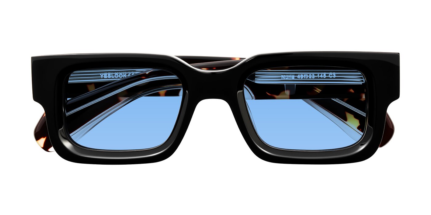 Nuria - Black/Tortoise Tinted Sunglasses