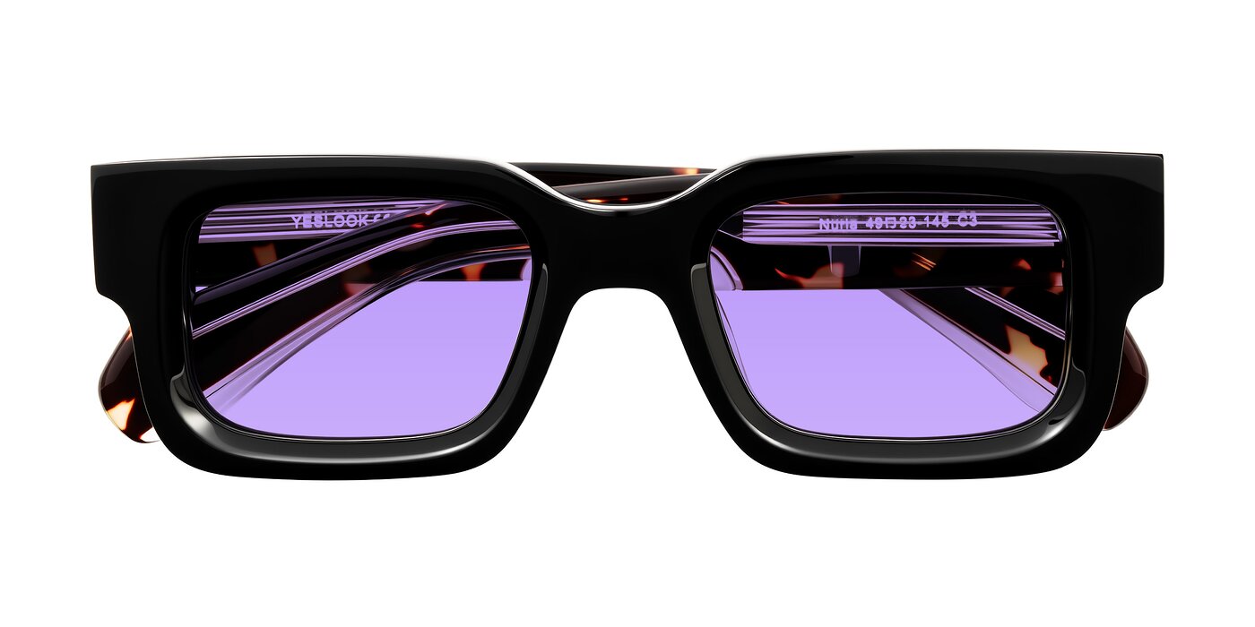 Nuria - Black/Tortoise Tinted Sunglasses