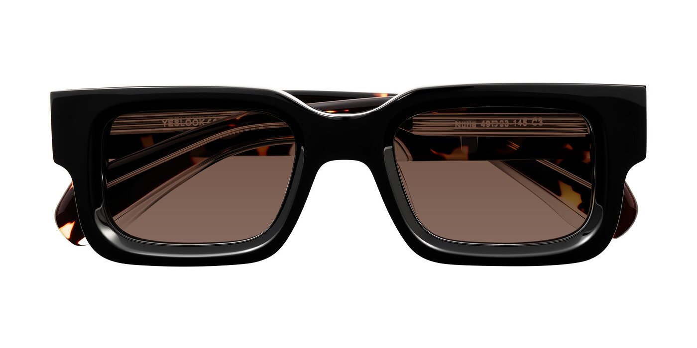 Nuria - Black/Tortoise Tinted Sunglasses