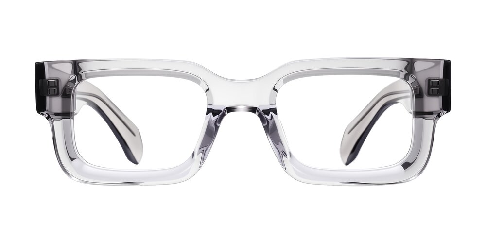Nuria - Transparent Gray Eyeglasses