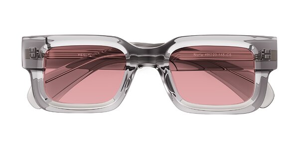 Front of Nuria in Transparent Gray