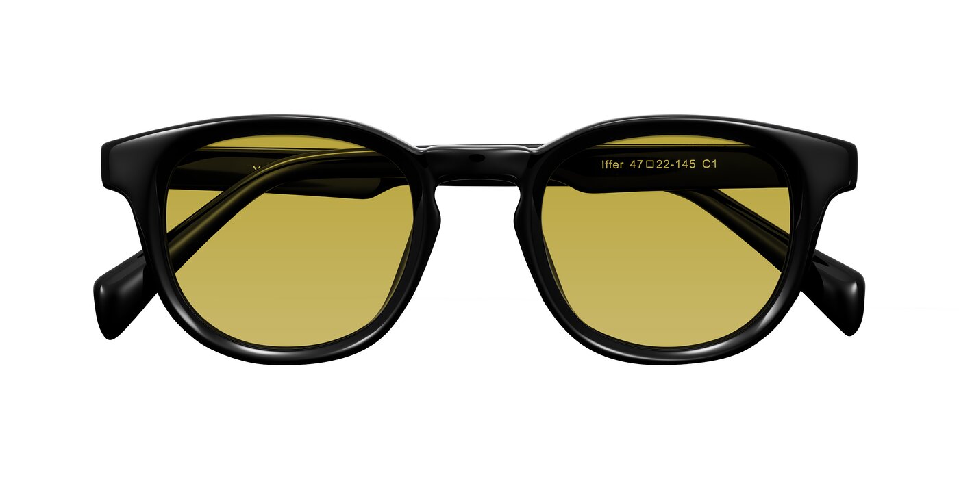 Iffer - Black Tinted Sunglasses