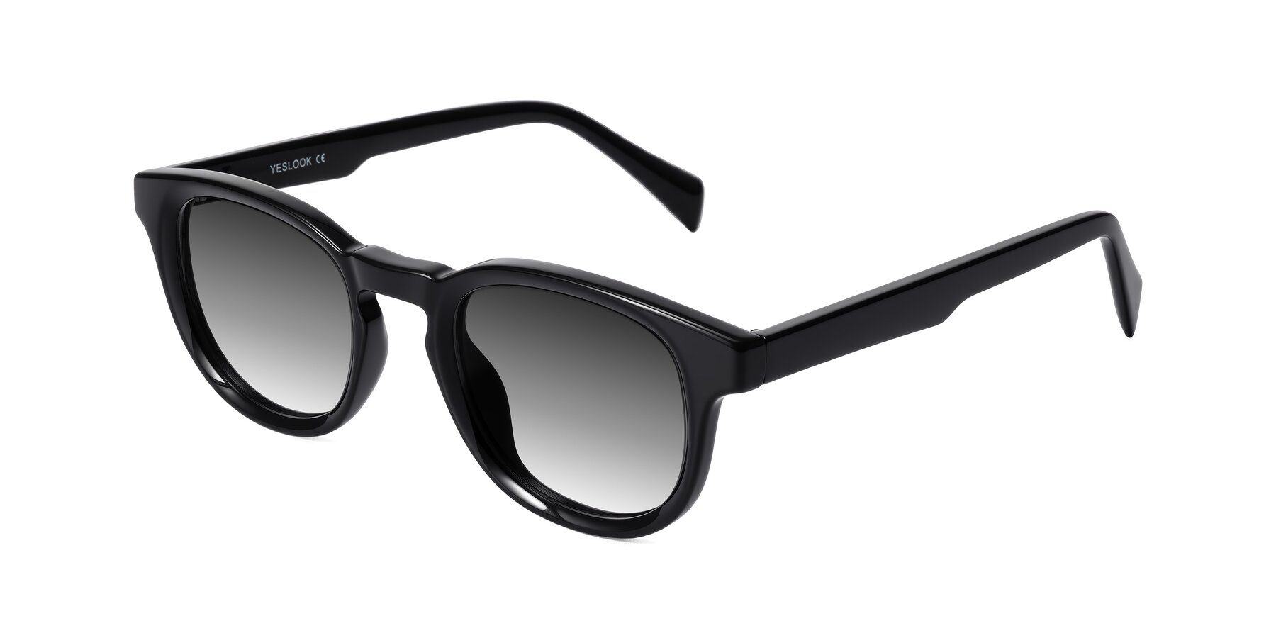 Angle of Iffer in Black with Gray Gradient Lenses