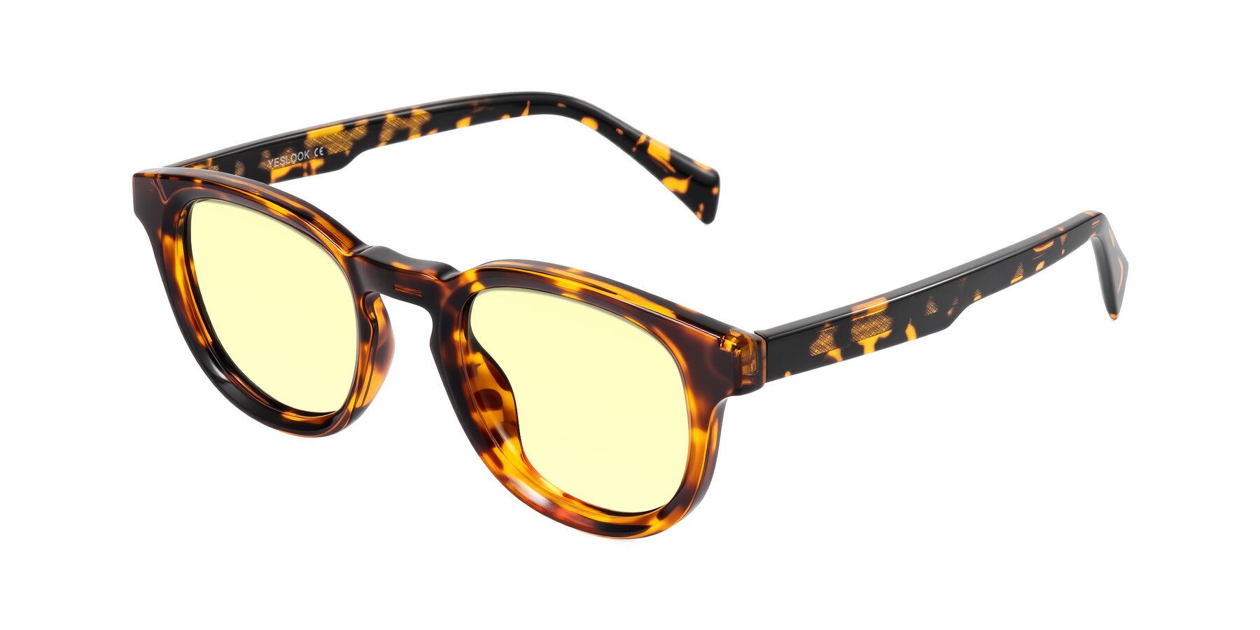 Angle of Iffer in Tortoise with Light Yellow Tinted Lenses