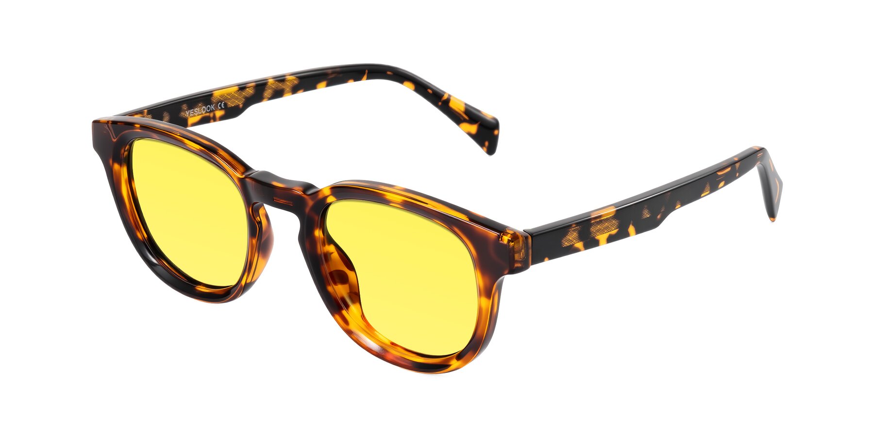 Angle of Iffer in Tortoise with Medium Yellow Tinted Lenses