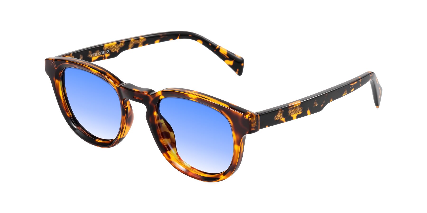 Angle of Iffer in Tortoise with Blue Gradient Lenses