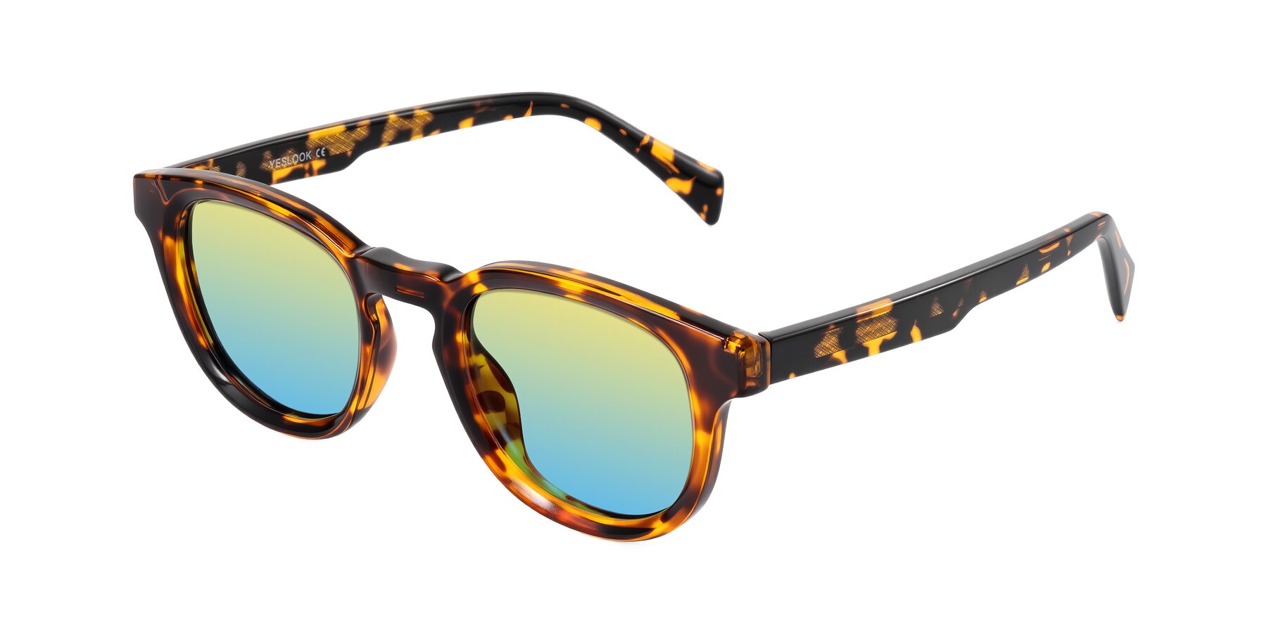 Angle of Iffer in Tortoise with Yellow / Blue Gradient Lenses