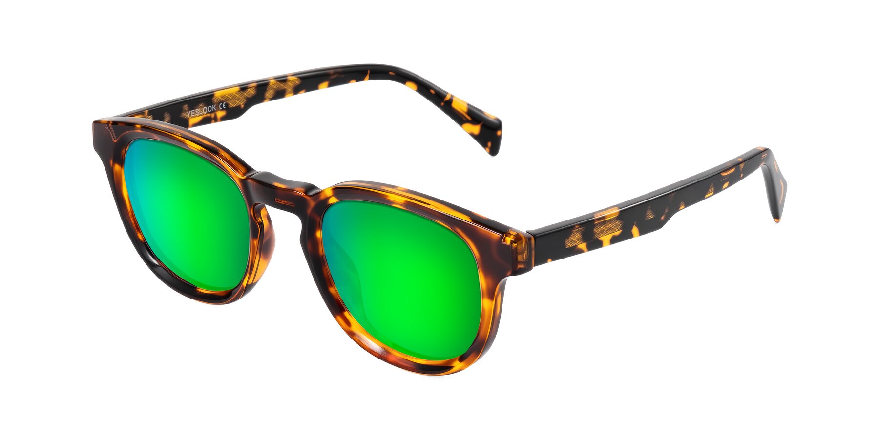 Angle of Iffer in Tortoise with Green Mirrored Lenses