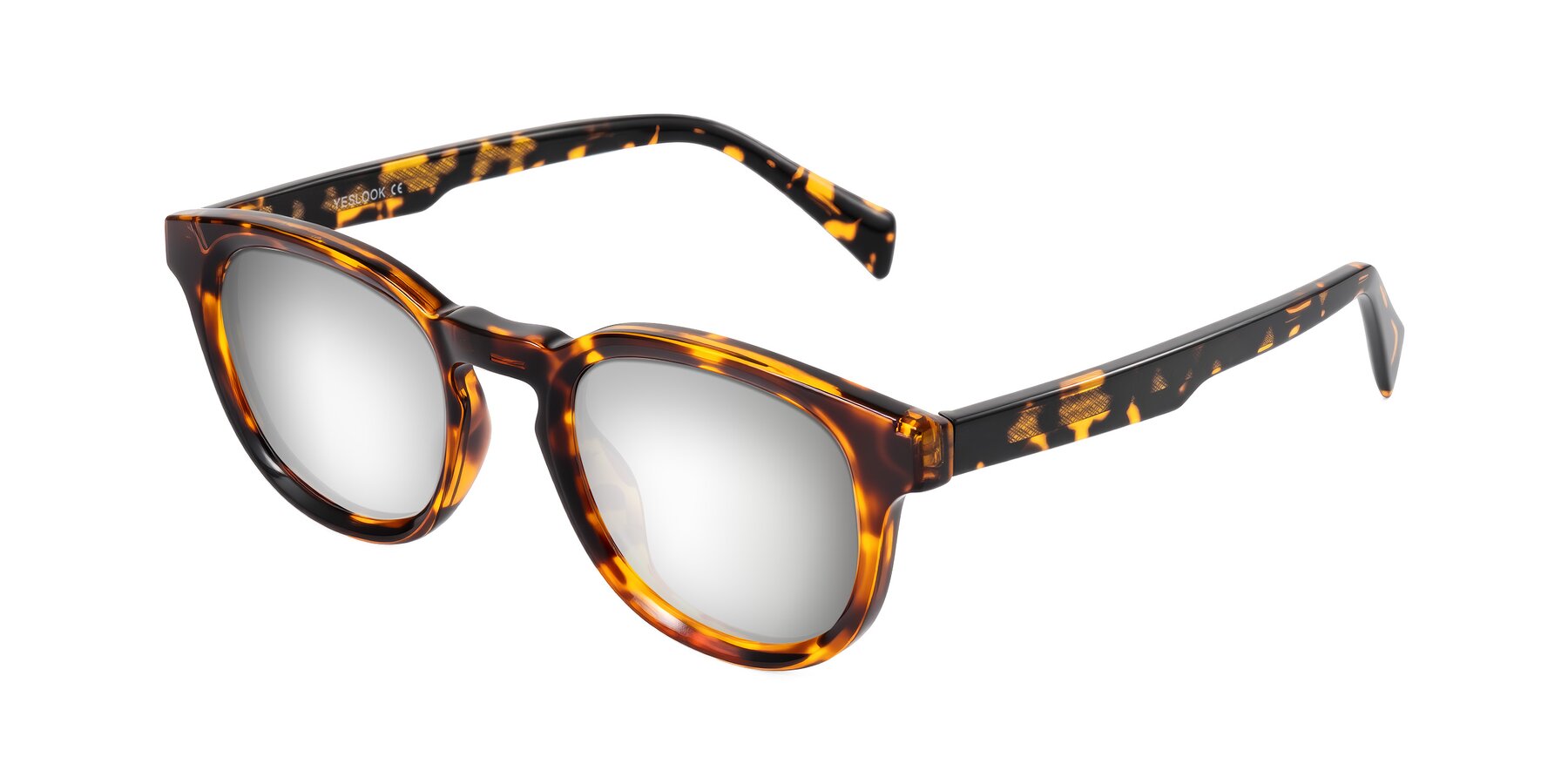 Angle of Iffer in Tortoise with Silver Mirrored Lenses