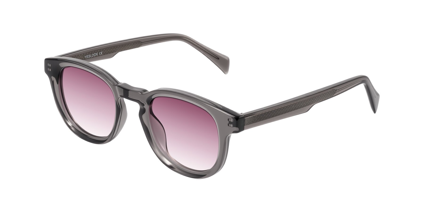Angle of Iffer in Gray with Wine Gradient Lenses