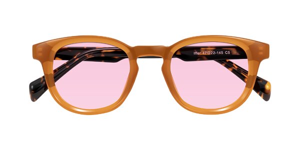 Front of Iffer in Caramel/Tortoise