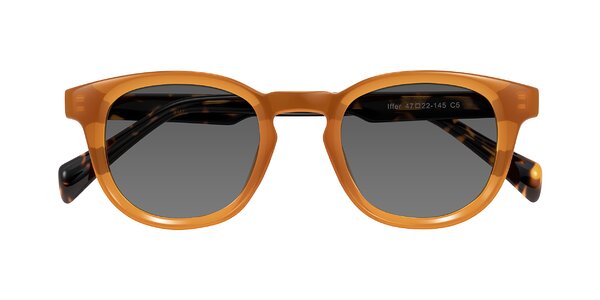 Front of Iffer in Caramel/Tortoise