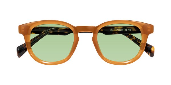 Front of Iffer in Caramel/Tortoise