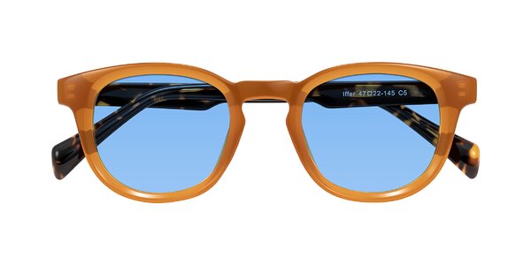 Front of Iffer in Caramel/Tortoise
