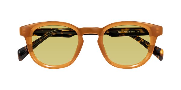 Front of Iffer in Caramel/Tortoise