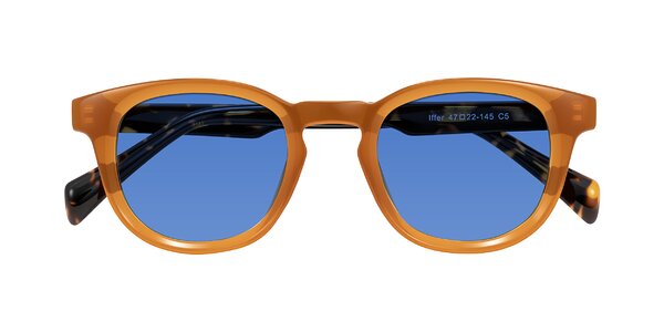 Front of Iffer in Caramel/Tortoise