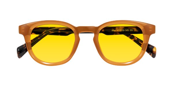 Front of Iffer in Caramel/Tortoise