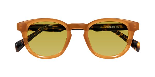 Front of Iffer in Caramel/Tortoise