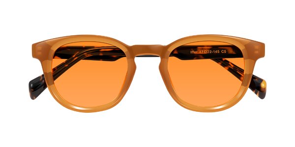 Front of Iffer in Caramel/Tortoise