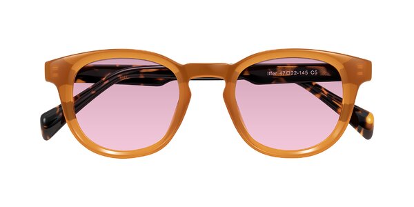 Front of Iffer in Caramel/Tortoise