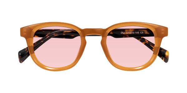 Front of Iffer in Caramel/Tortoise