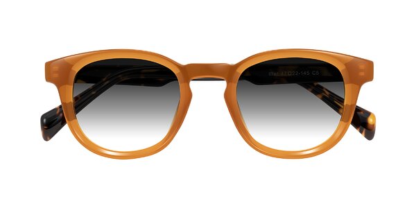 Front of Iffer in Caramel/Tortoise
