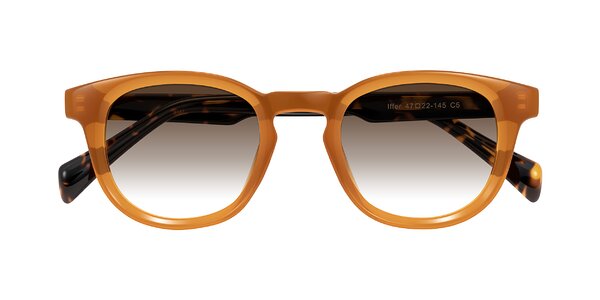 Front of Iffer in Caramel/Tortoise