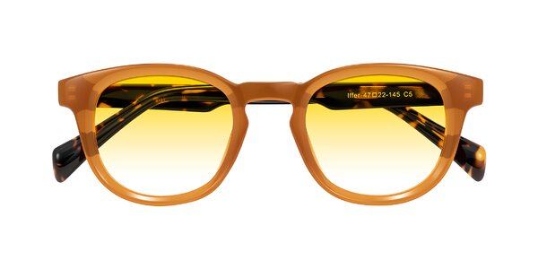 Front of Iffer in Caramel/Tortoise